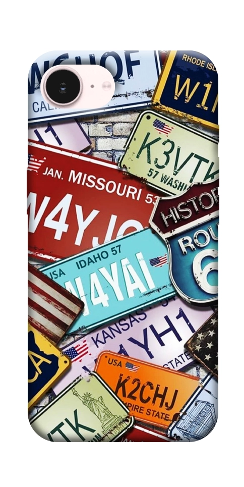 Чехол License plate для iPhone 17e
