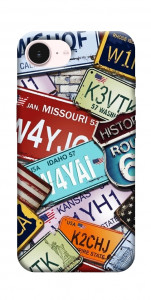 Чехол License plate для iPhone 17e