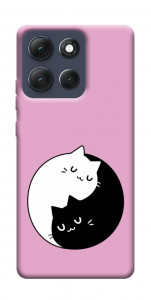 Чехол Коты инь-янь для Motorola Moto G86 5G