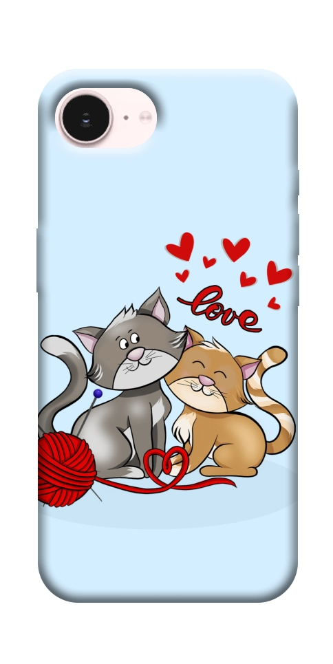 Чехол Два кота Love для iPhone 17e