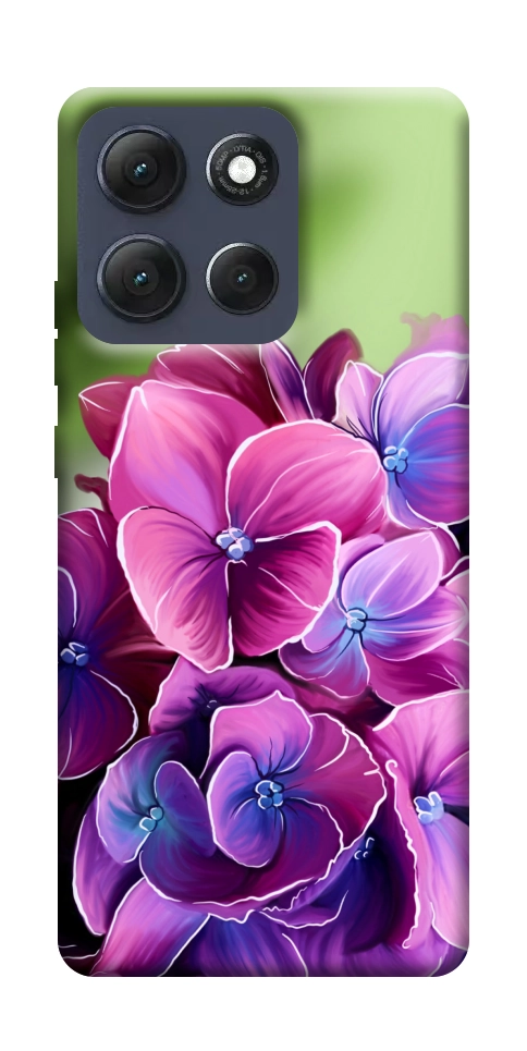 Чехол Кружевная гортензия для Motorola Moto G86 5G