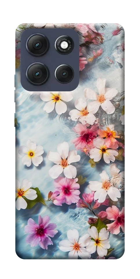 Чехол Floating flowers для Motorola Moto G86 5G