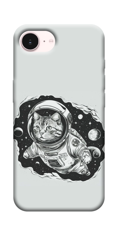Чехол Кот космонавт для iPhone 17e