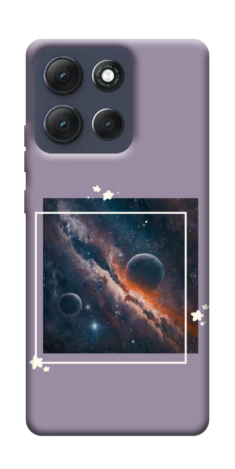 Чехол Космос в квадрате для Motorola Moto G86 5G