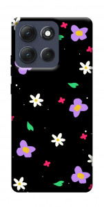 Чехол Цветы и лепестки для Motorola Moto G86 5G
