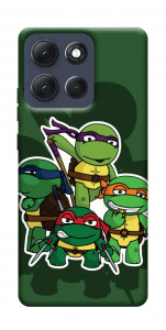 Чехол Green turtles для Motorola Moto G86 5G