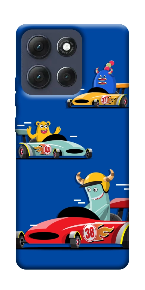 Чехол Монстры и машинки для Motorola Moto G86 5G