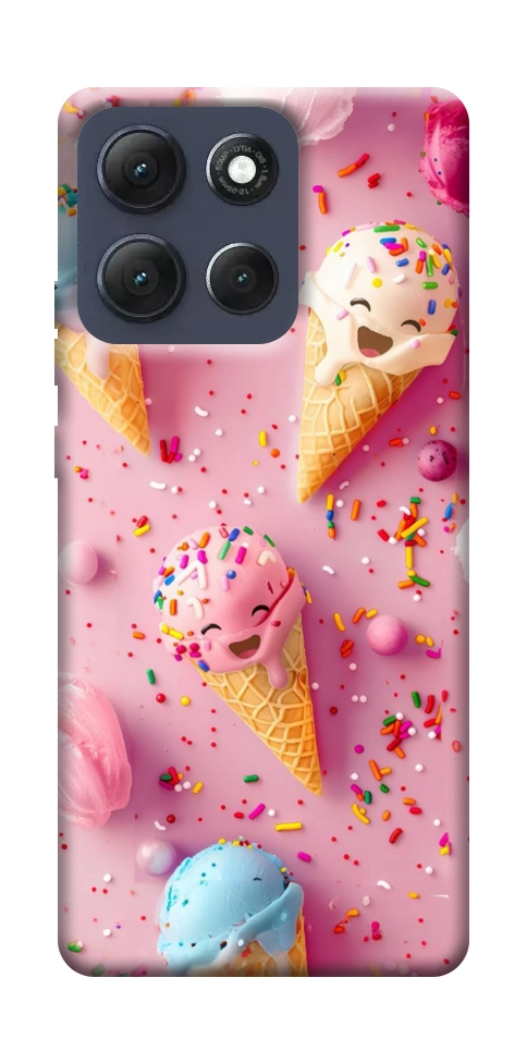 Чехол Веселое мороженое для Motorola Moto G86 5G