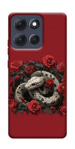 Чехол Roses snake для Motorola Moto G86 5G