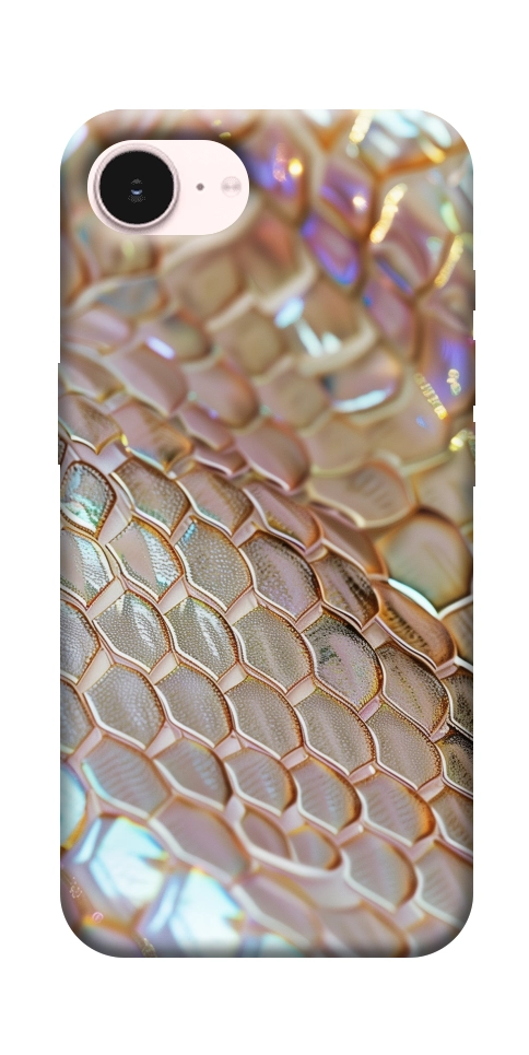 Чехол Gold snake skin для iPhone 17e