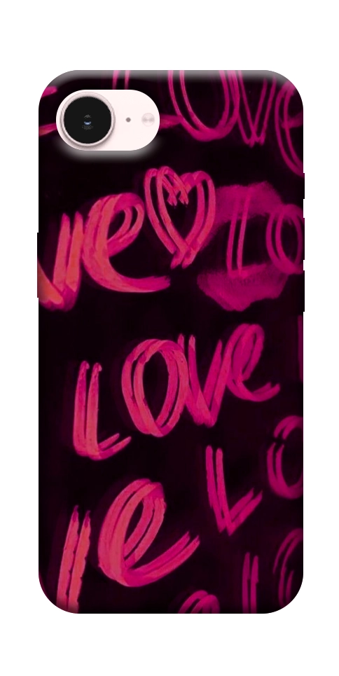 Чехол Neon love для iPhone 17e