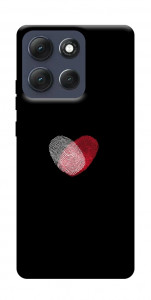 Чехол Fingerprint heart для Motorola Moto G86 5G