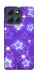 Чехол Purple sparkles для Motorola Moto G86 5G
