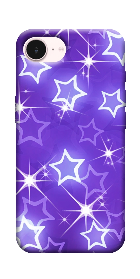 Чехол Purple sparkles для iPhone 17e
