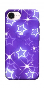 Чехол Purple sparkles для iPhone 17e