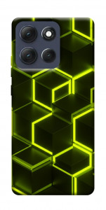 Чехол Neon hexagon для Motorola Moto G86 5G