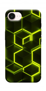 Чехол Neon hexagon для iPhone 17e