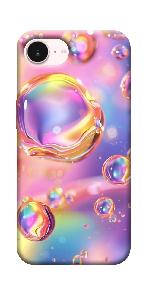 Чехол Neon bubbles для iPhone 17e