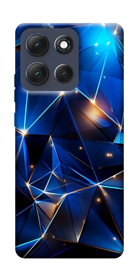 Чехол Abstract purple pattern для Motorola Moto G86 5G