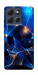 Чехол Abstract purple pattern для Motorola Moto G86 5G