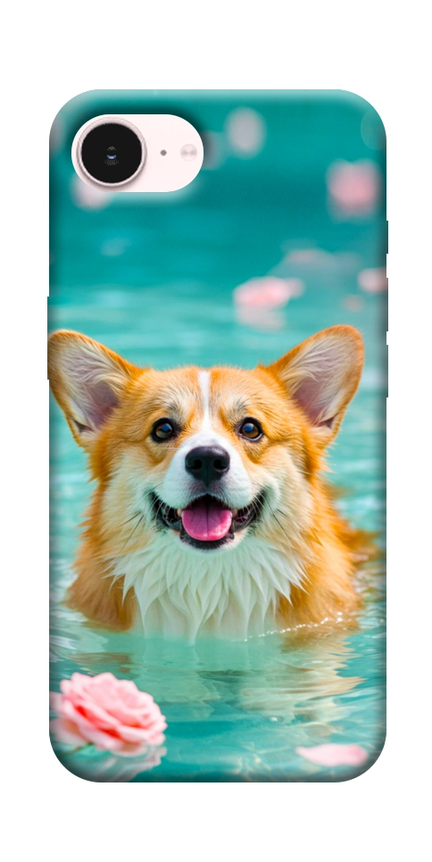 Чехол Swimming corgi для iPhone 17e
