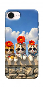 Чехол Flower cats для iPhone 17e