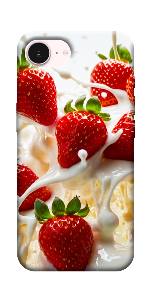 Чехол Strawberry and cream для iPhone 17e