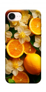 Чехол Лимоны и цветы для iPhone 17e