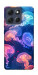 Чехол Neon jellyfishes для Motorola Moto G86 5G