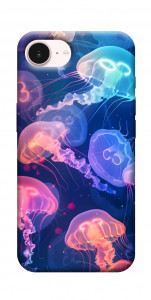 Чехол Neon jellyfishes для iPhone 17e
