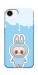 Чехол Labubu blue для iPhone 17e