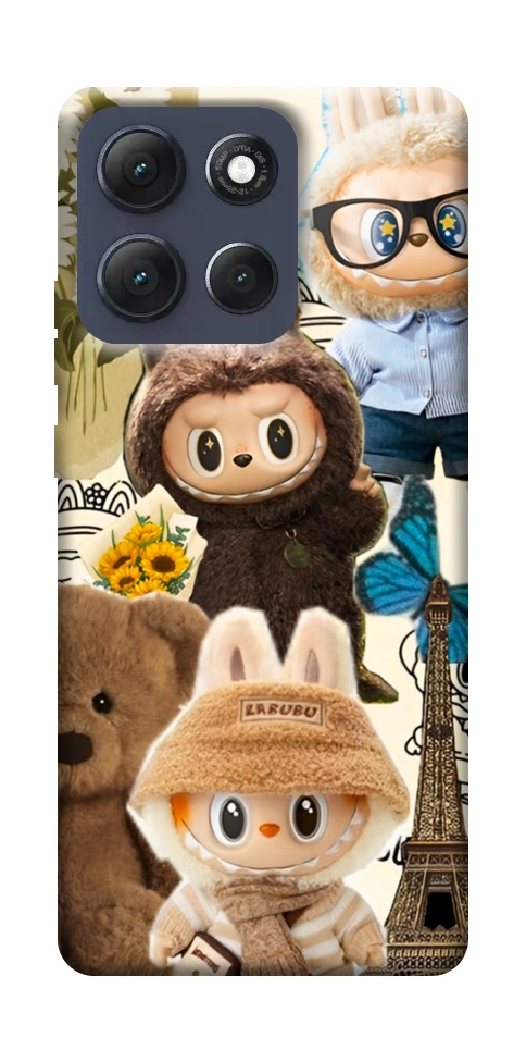 Чехол Labubu mood для Motorola Moto G86 5G