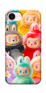 Чехол Rainbow labubu для iPhone 17e