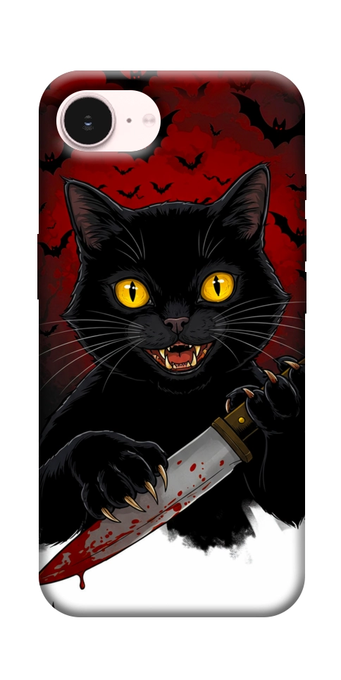 Чехол Horror lucky cat для iPhone 17e
