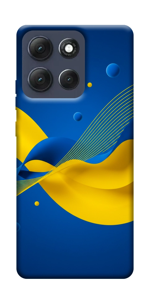 Чохол Жовто-синя гармонія для Motorola Moto G86 5G