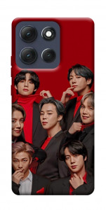 Чехол BTS in red для Motorola Moto G86 5G