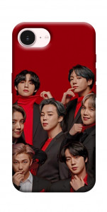 Чехол BTS in red для iPhone 17e