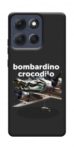 Чехол Bombardino Crocodilo volante для Motorola Moto G86 5G