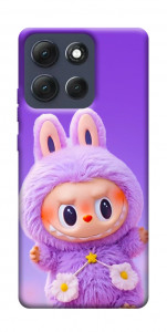 Чехол Labubu purple для Motorola Moto G86 5G