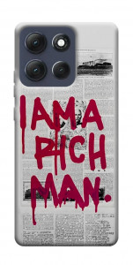 Чехол Mom I am a rich man для Motorola Moto G86 5G