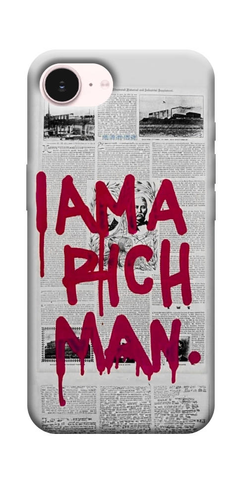 Чехол Mom I am a rich man для iPhone 17e