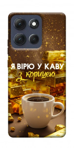 Чехол Верю в кофе для Motorola Moto G86 5G