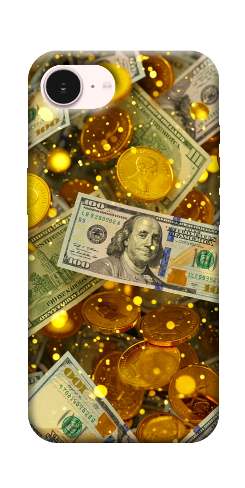 Чехол Gold and dollars для iPhone 17e