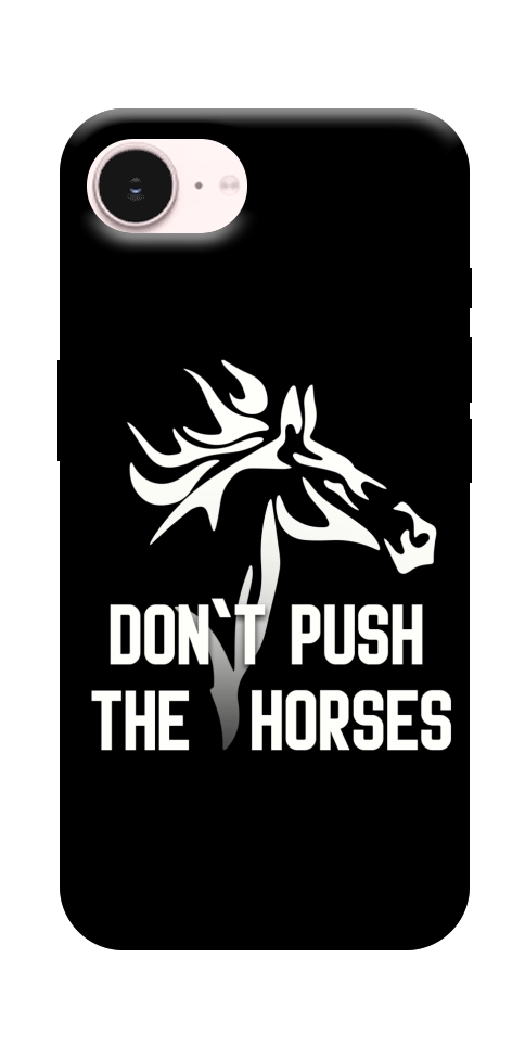 Чехол Dont push the horses для iPhone 17e