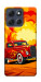 Чехол Retro comics car для Motorola Moto G86 5G
