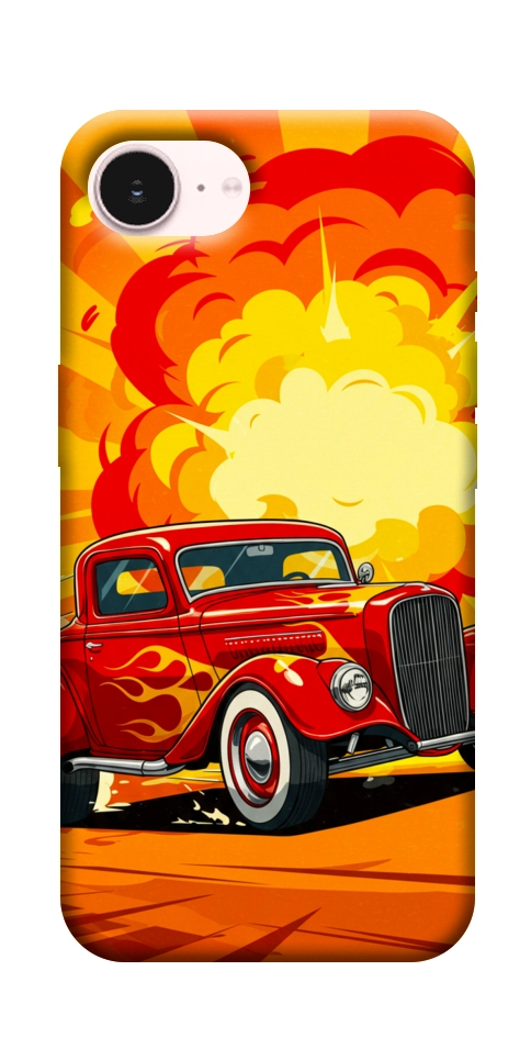 Чехол Retro comics car для iPhone 17e
