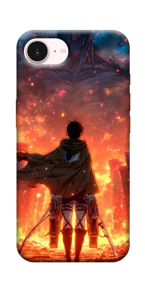 Чехол Attack on titan eren для iPhone 17e