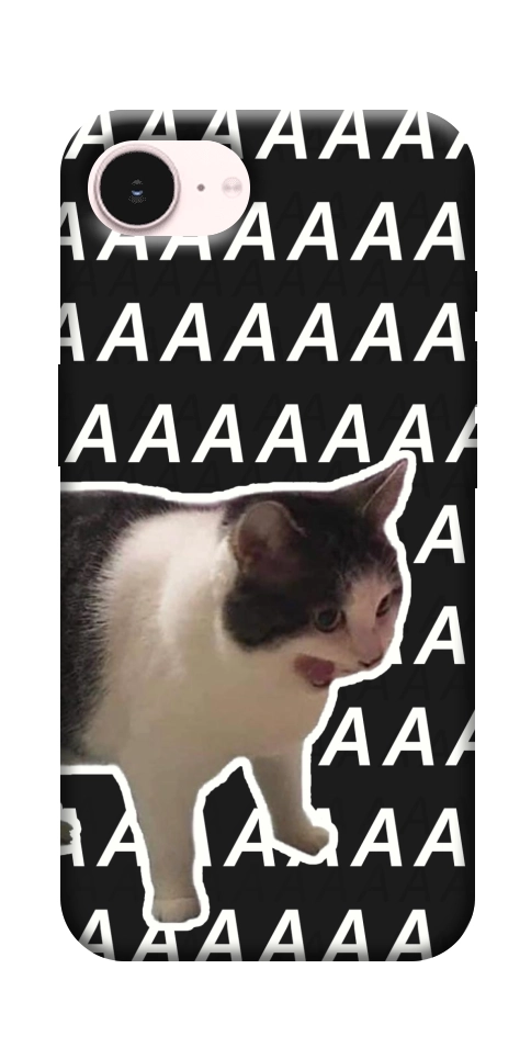 Чехол Сat screaming для iPhone 17e