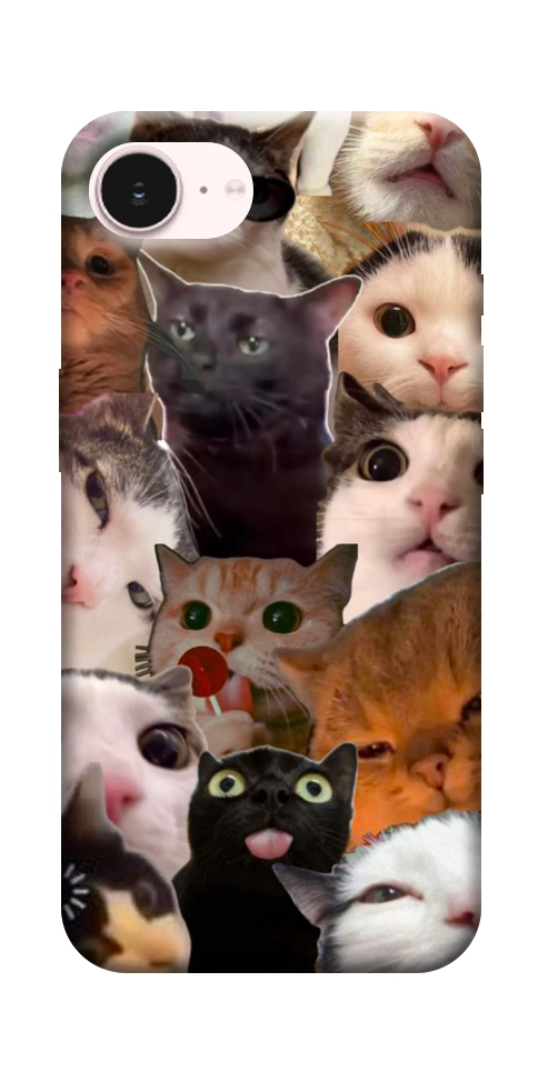Чехол Сats сollage для iPhone 17e