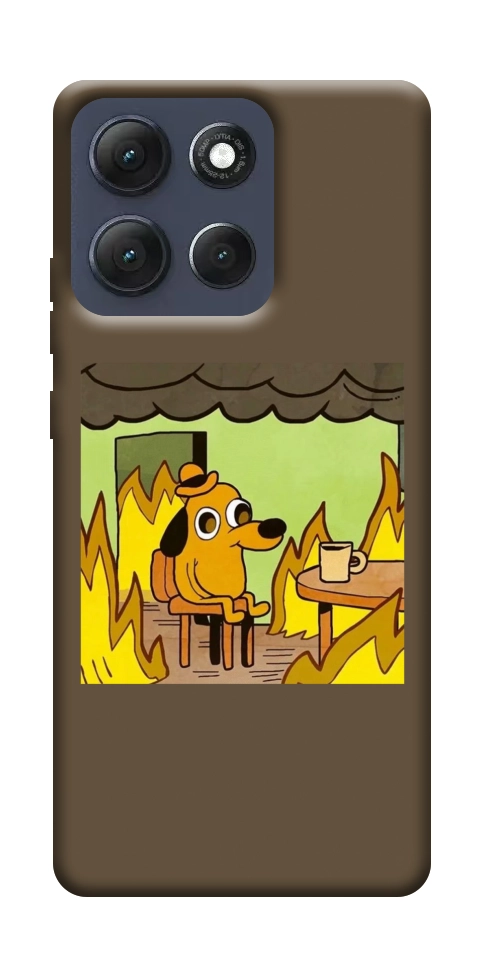 Чехол Dog in the fire для Motorola Moto G86 5G